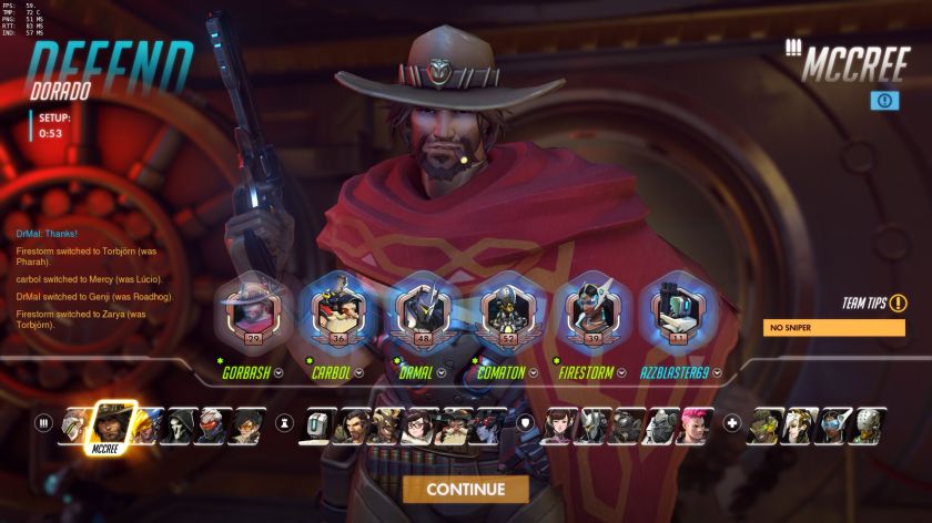 overwatch character select